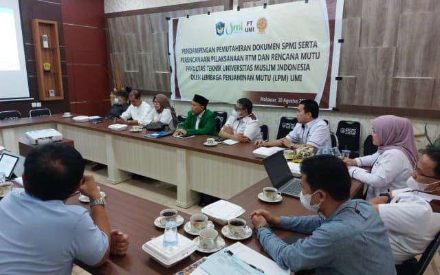 Pendampingan Pemutakhiran Dokumen SPMI Serta Prancangan Pelaksanaan RTM Dan Rancangan Mutu Fakultas Teknik