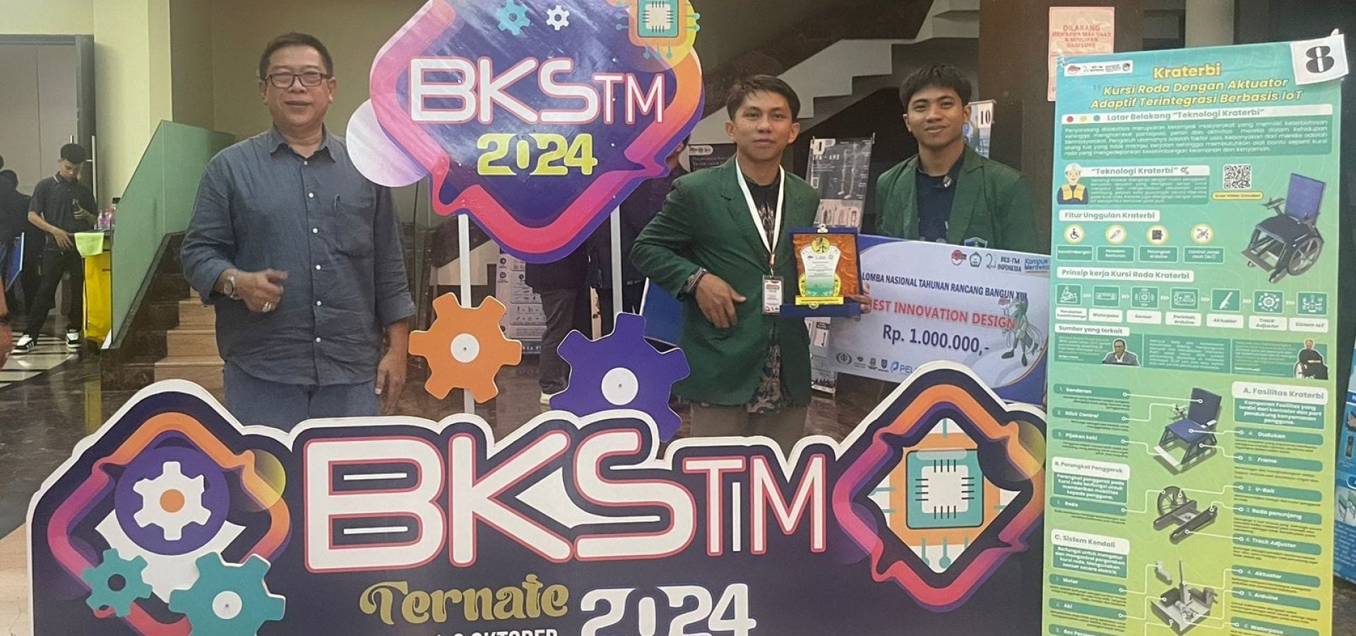 الابتكار الطلاب الهندسة الميكانيكية UMI Raih Penghargaan ‘Best Innovation Design’ di مسابقة وطني Rancang Bangun Mesin