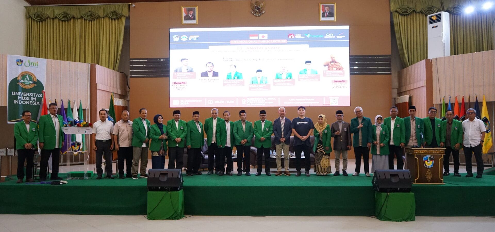 Rangkaian Milad ke-53, كلية الهندسة الجامعة الإسلامية الإندونيسية Mengadakan دولي Public Lecture dengan tema “Energy, Disaster Mitigation and Sustainability”