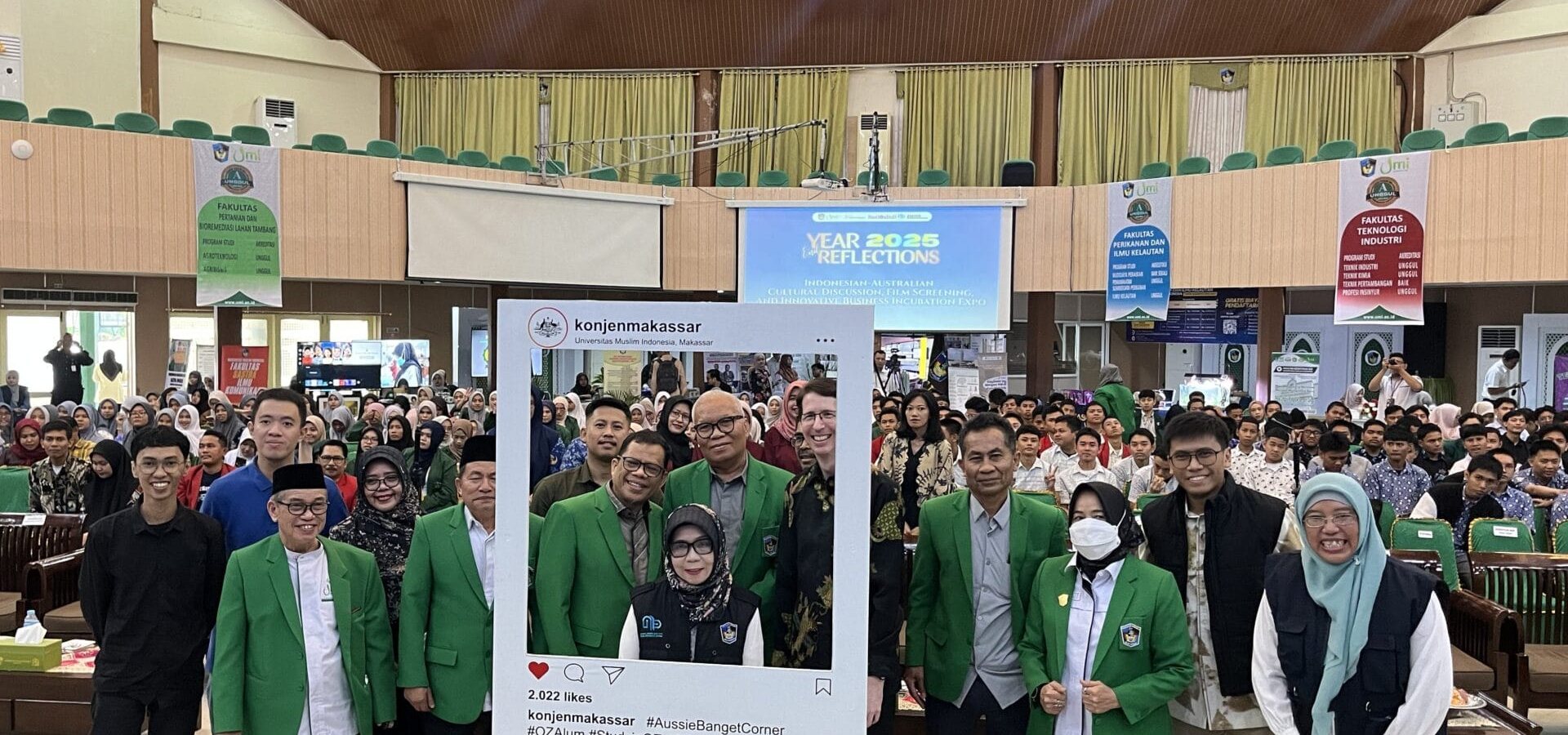 كلية الهندسة الجامعة الإسلامية الإندونيسية Berpartisipasi dalam Year End Reflection 2025 KUI dan MIIB UMI